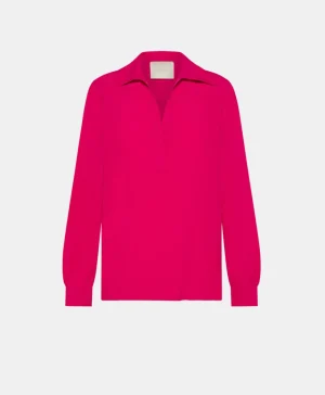 Momoni Chemises Et Blouses*BLOUSE SUE EN ACÉTATE/SOIE UNI - Fuchsia