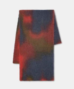 Momoni Écharpes*ÉCHARPE TEDORI PULVÉRISÉE ALPAGA LAINE - MULTICOLORE ORANGE MulticoloreOrange