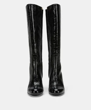 Momoni Chaussures*CHAUSSURES REIKO EN CUIR NAPLAK - Noir