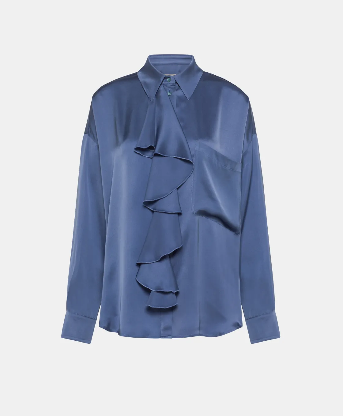 Momoni Chemises Et Blouses*CHEMISIER FUJITA EN SOIE LAVÉE - PAPIER SUCRE PapierSucre