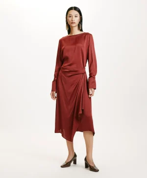 Momoni Jupes Et Shorts*JUPE JUN EN SOIE LAVÉE - MOÛT DE RAISIN MoûtdeRaisin