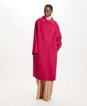 Momoni Manteaux*MANTEAU AKITA EN PANNE DOUBLE - Fuchsia