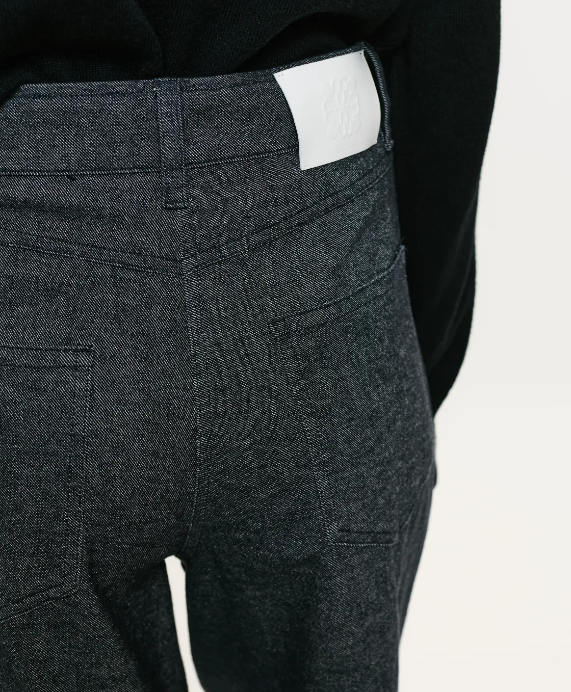 Momoni Pantalons*PANTALON GUSTAVE EN DENIM COTON LAINE STRETCH - BLEU JEAN BleuJean