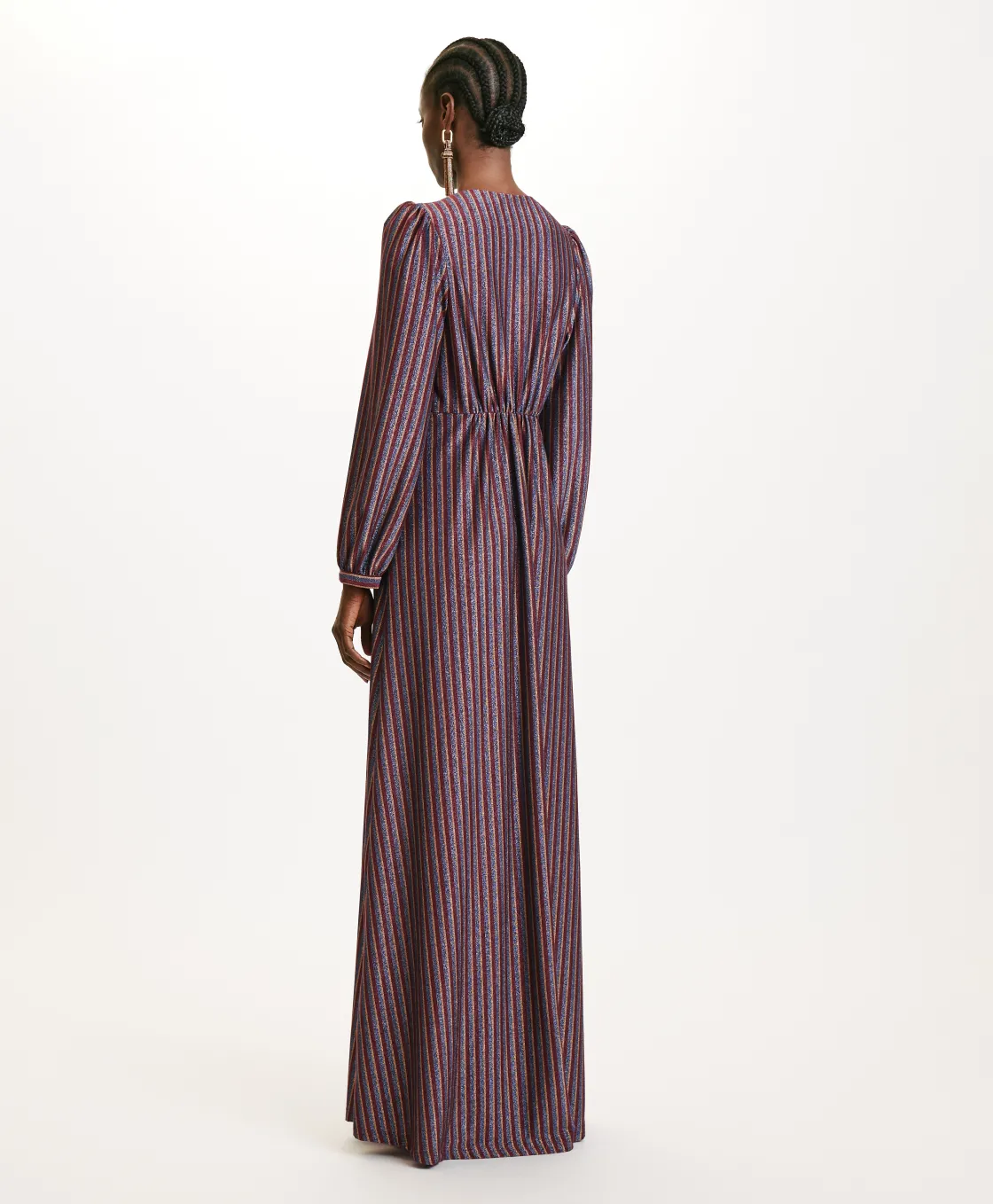 Momoni Robes*ROBE ARTEMISIA EN JERSEY LUREX - Multicolore