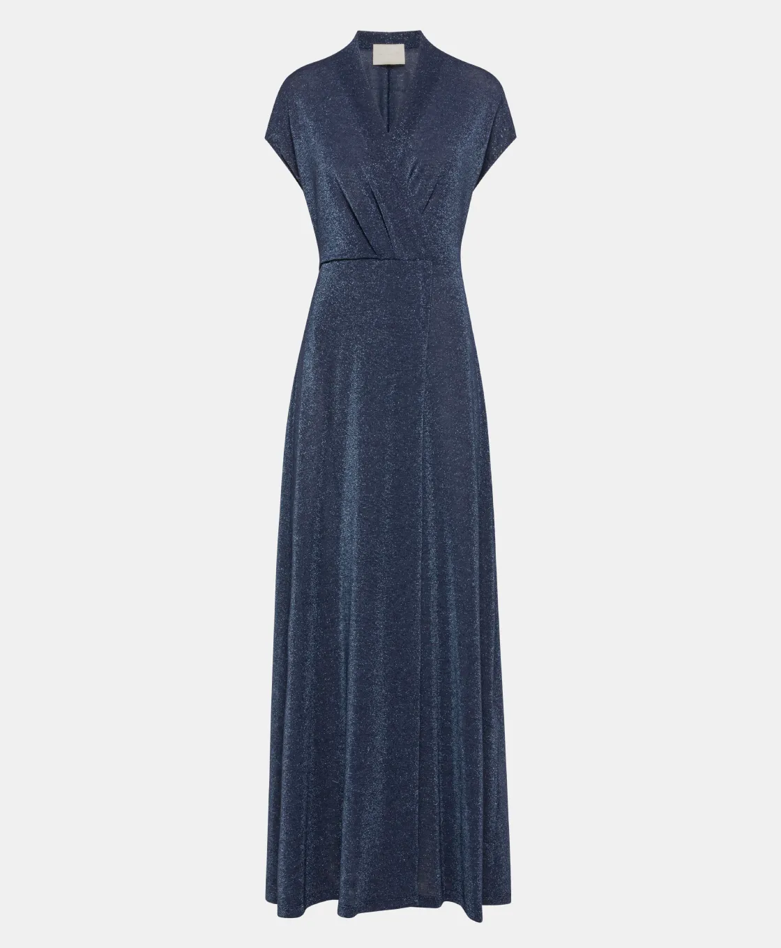 Momoni Robes*ROBE COTONARIA EN JERSEY LUREX - Denim