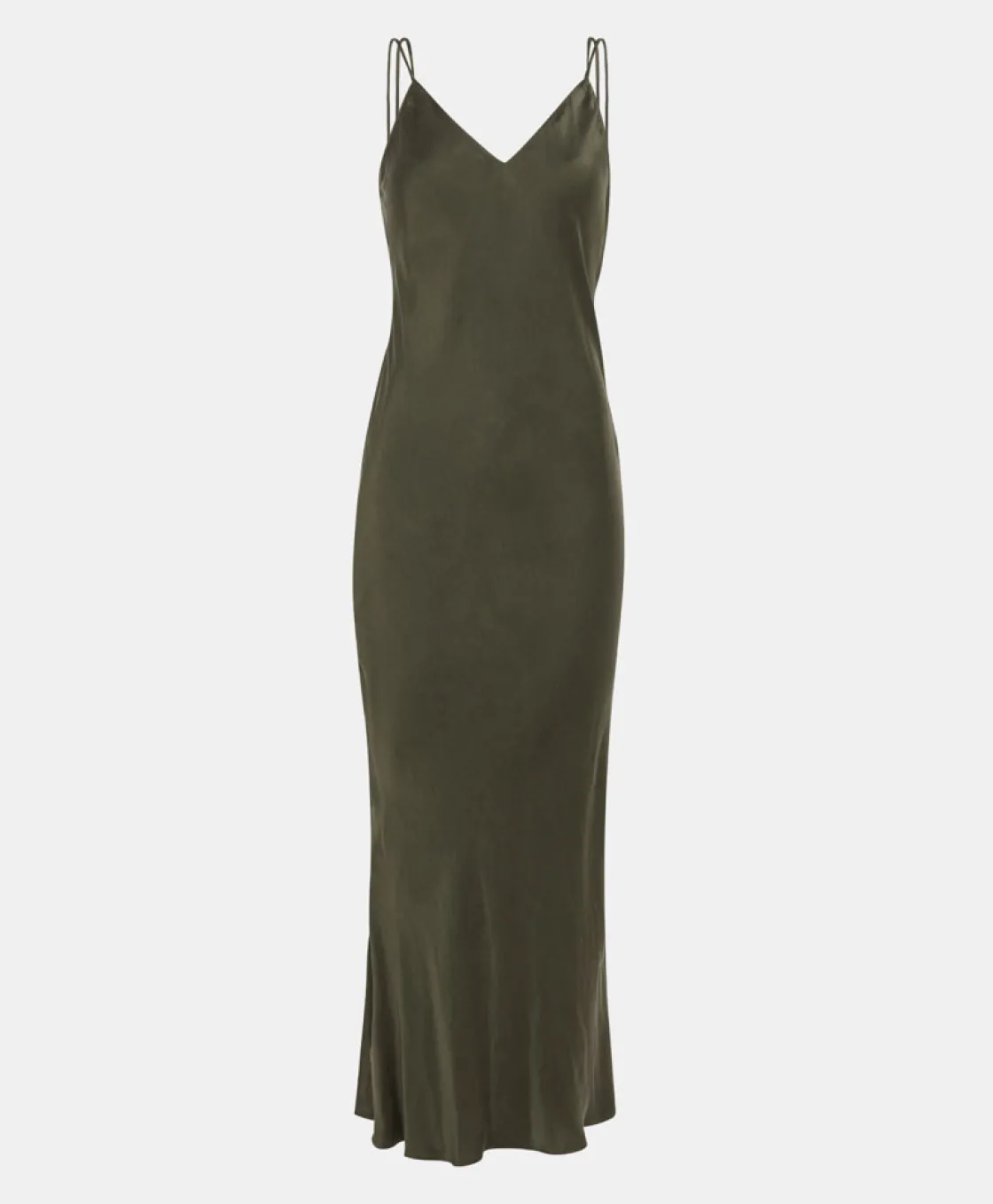 Momoni Robes*ROBE MARI EN SOIE SANDWASHED UNIE - Bambou