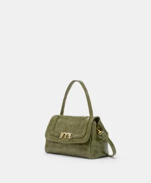 Momoni Sacs Et Pochettes*SAC PETIT FLORE EN CUIR NAPLAK - VERT OLIVE VertOlive