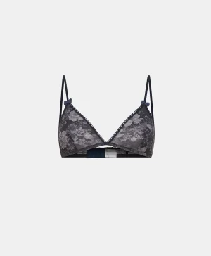 Momoni Soutiens-Gorge*SOUTIEN-GORGE AMETHIST EN NYLON IMPRIMÉ - BLEU/BLEU NUIT Bleu/BleuNuit