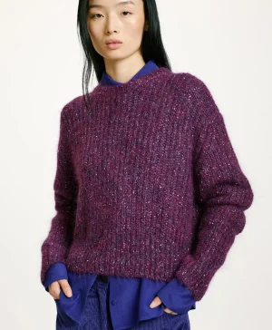 Momoni Mailles*TRICOT ODO DÉGRADÉ - Violet