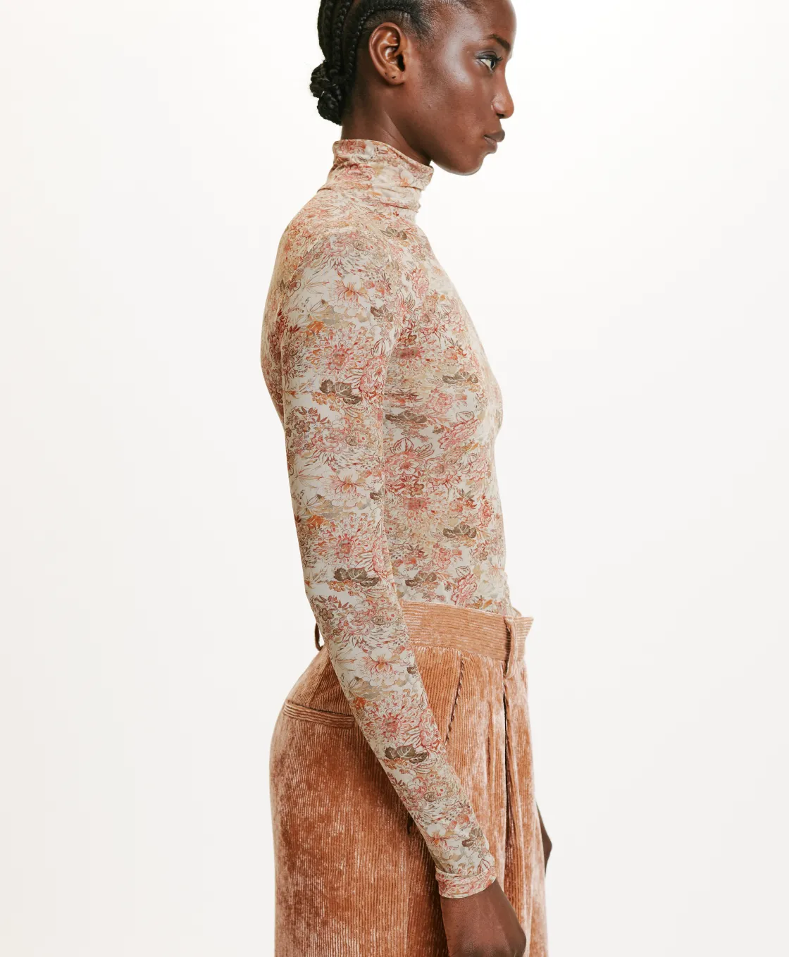 Momoni Tops Et T-Shirts*T-SHIRT INE EN NYLON IMPRIMÉ - MULTICOLORE ROSE MulticoloreRose