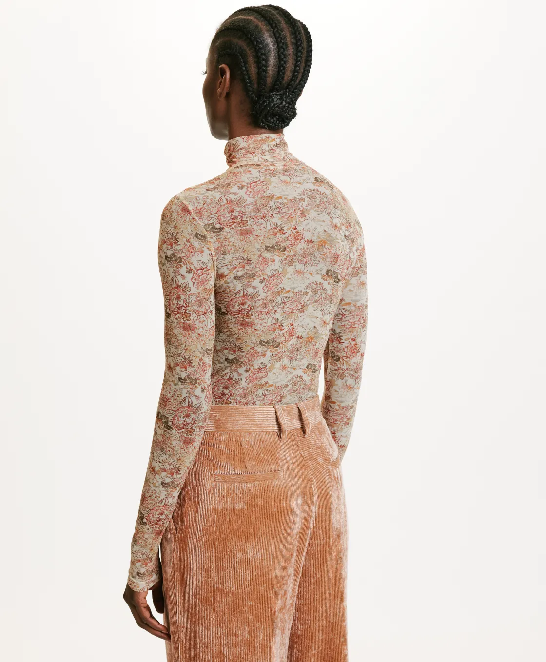 Momoni Tops Et T-Shirts*T-SHIRT INE EN NYLON IMPRIMÉ - MULTICOLORE ROSE MulticoloreRose