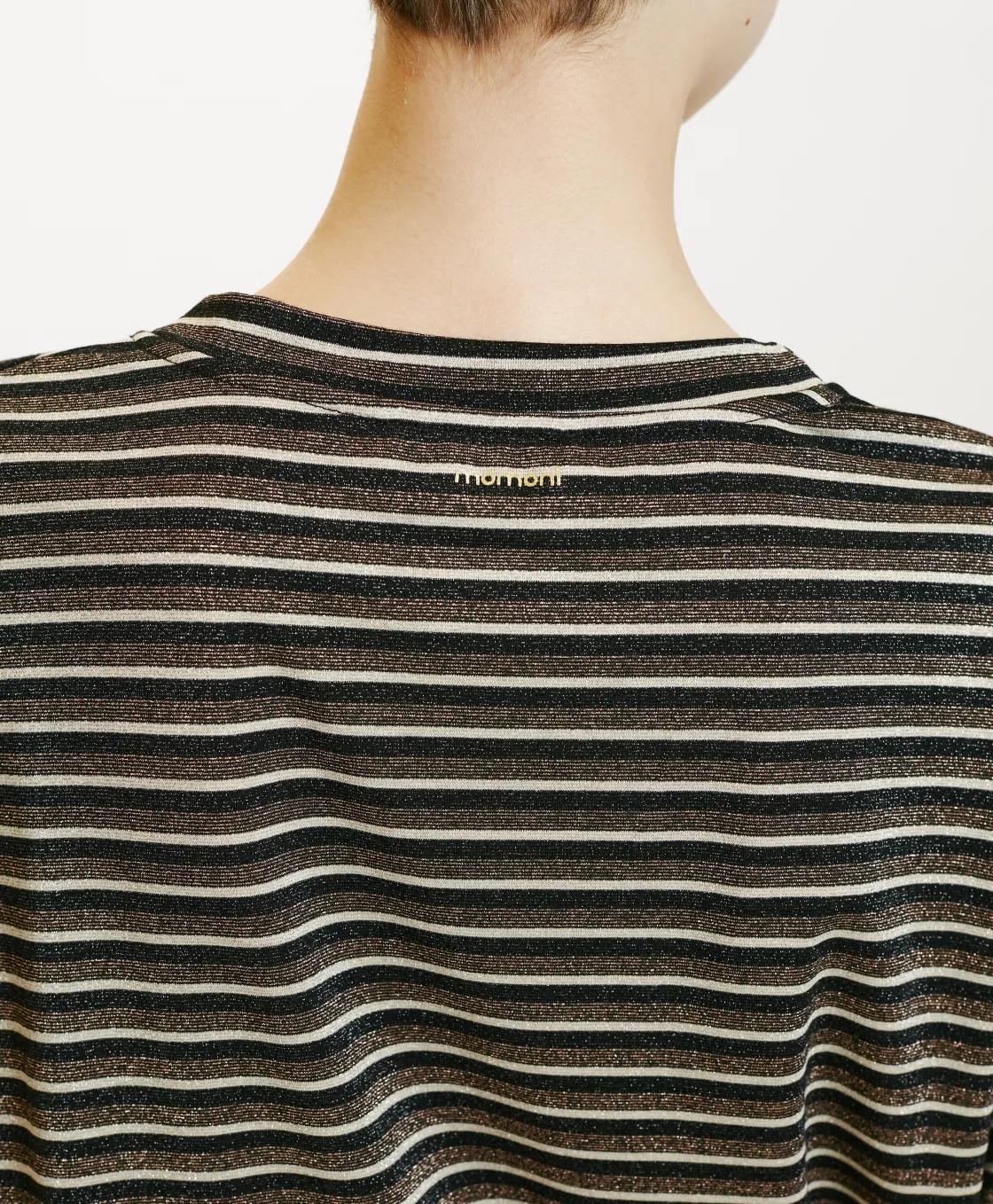 Momoni Tops Et T-Shirts*TSHIRT IORA EN JERSEY LUREX - MULTICOLORE CUIVRE MulticoloreCuivre