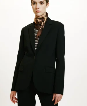 Momoni Vestes*VESTE HAKAMA AU POINT MILAN - Noir